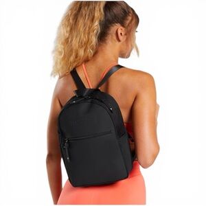 Gymshark Everyday Mini Backpack Black Lightweight Athletic Bag